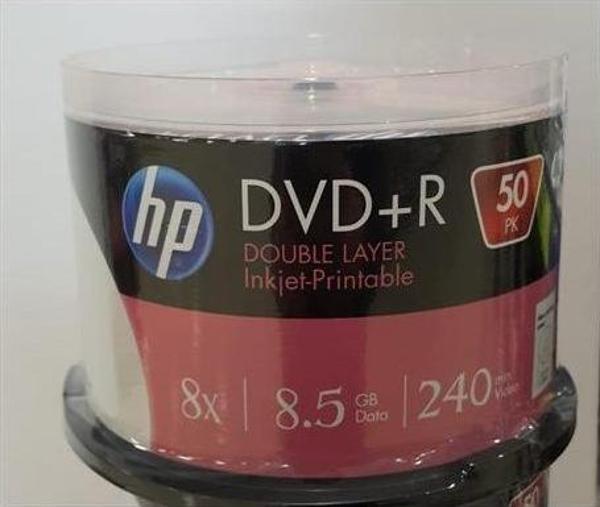 HP Dvd+R Dl 8.5G Printable Cakebox (50 Li Paket) - Image 1