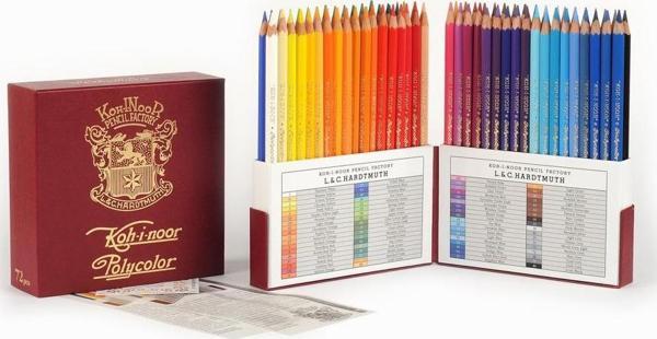Koh-i Noor Retro Polycolor 72 Li Special Edition Kuru Boya Kalem Seti 8317 - Image 1