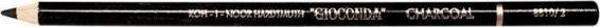 Koh-i Noor Sanatsal Black Charcoal Pencil Kömür Füzen Kalem Seti (12 Li Paket) 8810 2 - Image 1