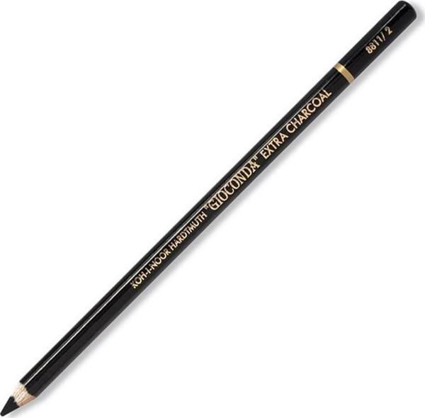 Koh-i Noor Sanatsal Black Charcoal Pencil Kömür Füzen Kalem Seti (12 Li Paket) 8811 2 - Image 1