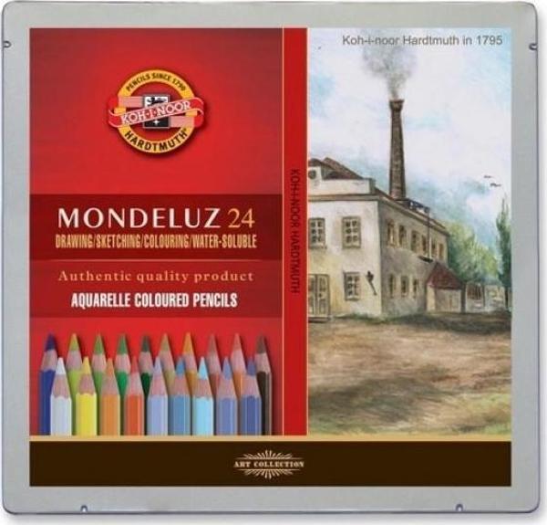 Koh-i Noor Set Aquarel Boya Kalemi Pencils Landscape 3724 24 Renk - Image 1