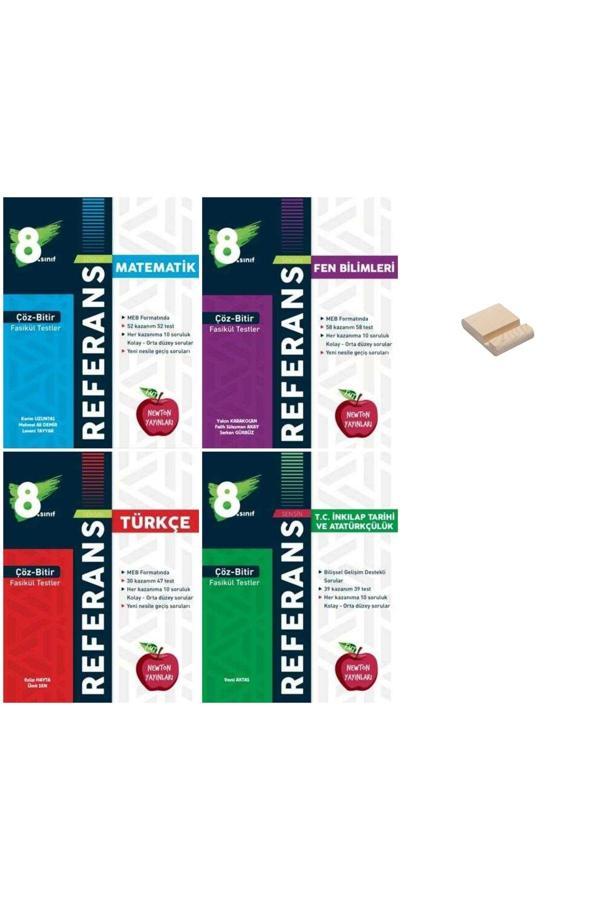 Newton Yayınları Lgs 8. Sınıf Referans Matematik Fen Türkçe Ve İnkılap Tarihi Çöz-Bitir Testler 4Lü Set - Newton Yayınları - Image 1
