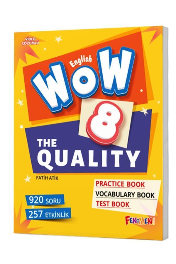 Kurmay Elt Fenomen Okul Wow 8 Englısh The Qualıty (Fatih Atik) / 9786257174107 - Kurmay Yayınları - Image 1