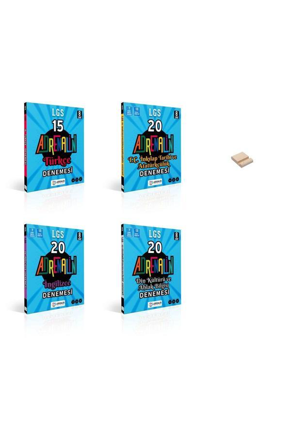Adrenalin Yayınları Lgs 8. Sınıf Türkçe İnkılap İngilizce Ve Din 4Lü Branş Denemeleri - Adrenalin Yayınları - Image 1