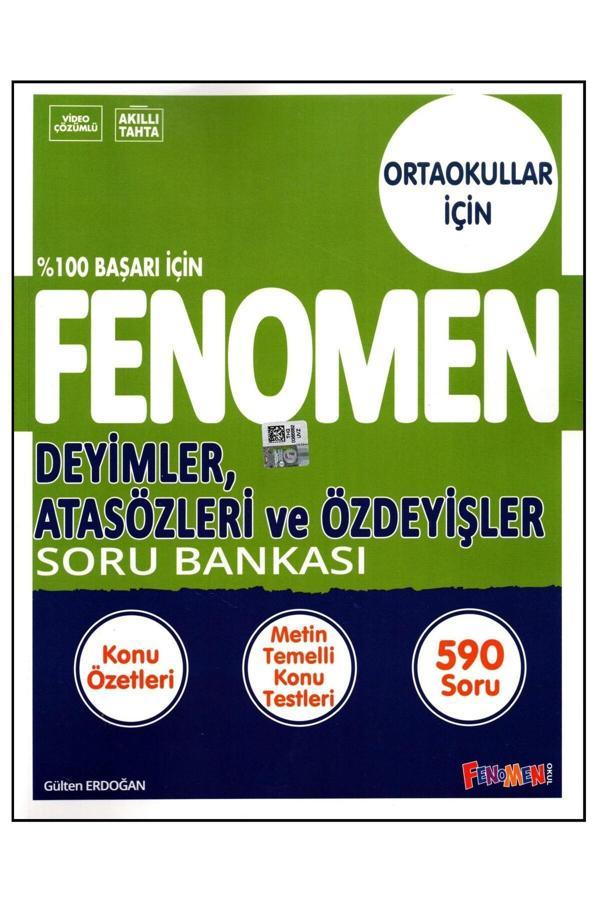 Fenomen Yayıncılık Fenomen 5,6,7 Ve 8. Sınıf Deyimler, Atasözleri Ve Özdeyişler Soru Bankası - Fenomen Yayıncılık - Image 1
