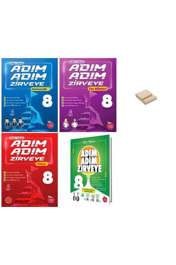 Newton Yayınları Lgs 8. Sınıf Adım Adım Matematik Fen Türkçe Ve İnkılap Konu Anlatımlı 4Lü Set - Newton Yayınları - Image 1