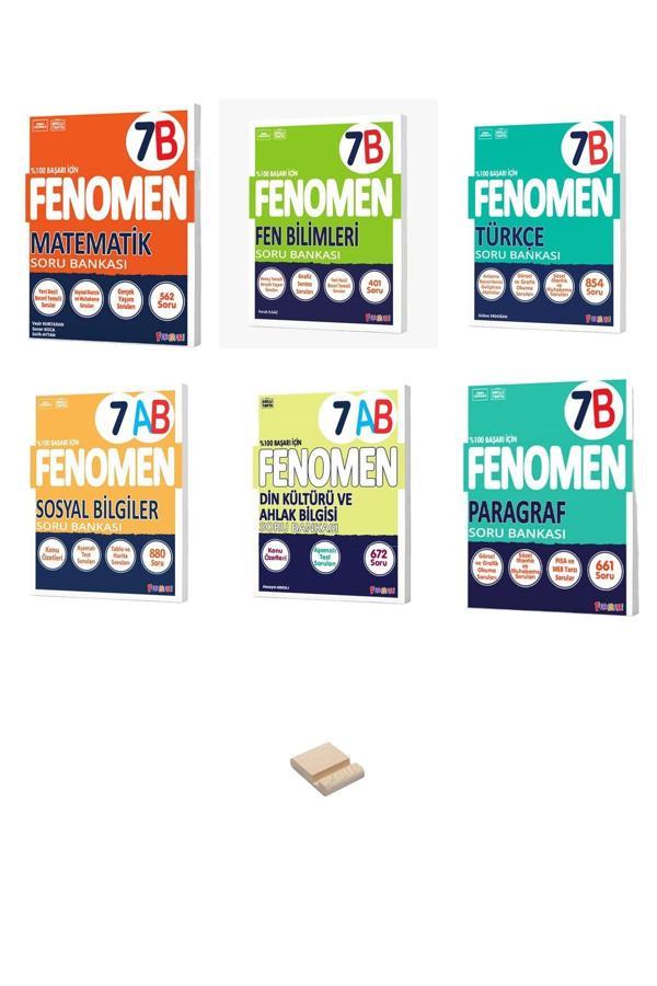 Fenomen Yayıncılık 7. Sınıf B Serisi Tüm Dersler Soru Bankası 6Lı Set - Fenomen Yayıncılık - Image 1