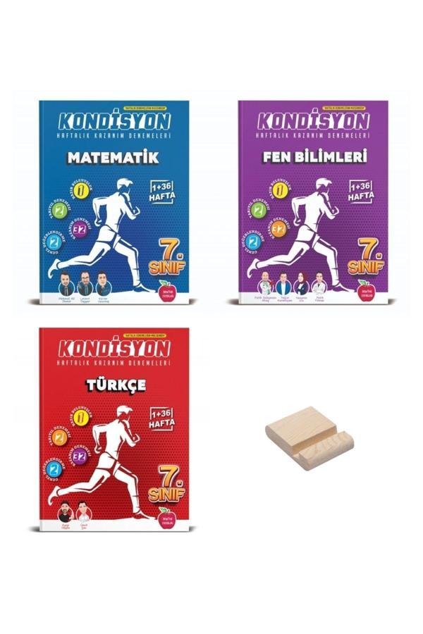 Newton Yayınları 7. Sınıf Kondisyon Matematik Fen Bilgisi Ve Türkçe Deneme 3Lü Set - Newton Yayınları - Image 1