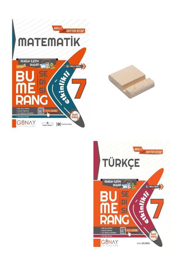 Günay Yayınları 7. Sınıf Bumerang Etkinlikli Matematik Ve Türkçe - Günay Yayınları - Image 1