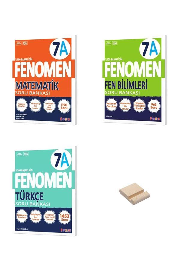 Fenomen Yayıncılık 7. Sınıf A Serisi Matematik Fen Ve Türkçe Soru Bankası 3Lü Set - Fenomen Yayıncılık - Image 1