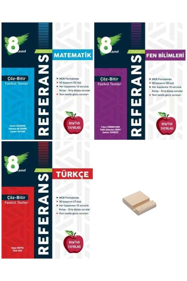 Newton Yayınları Lgs 8. Sınıf Referans Matematik Fen Ve Türkçe Tarihi Çöz-Bitir Testler 3Lü Set - Newton Yayınları - Image 1