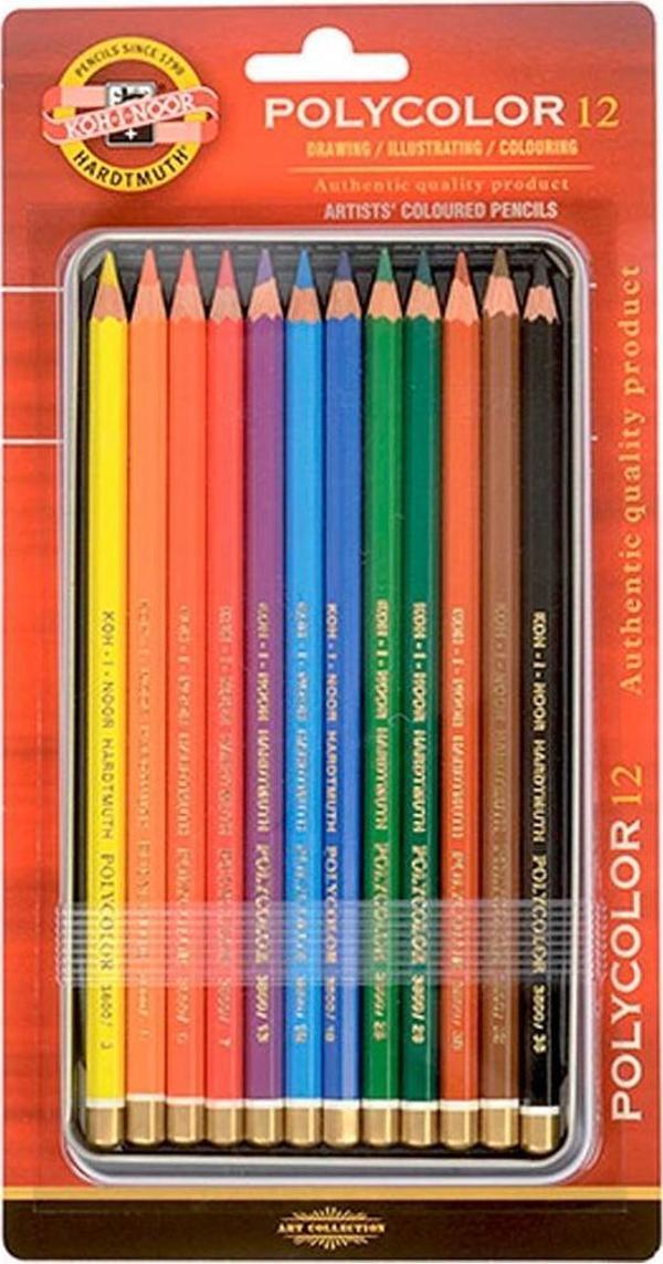 Koh-i Noor Set Of ArtistS Coloured Pencils Kuru Boya Kalemi 3822 12 Li - Image 1