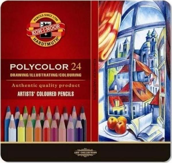 Koh-i Noor Set Of ArtistS Coloured Pencils Kuru Boya Kalemi 3824 24 Renk - Image 1