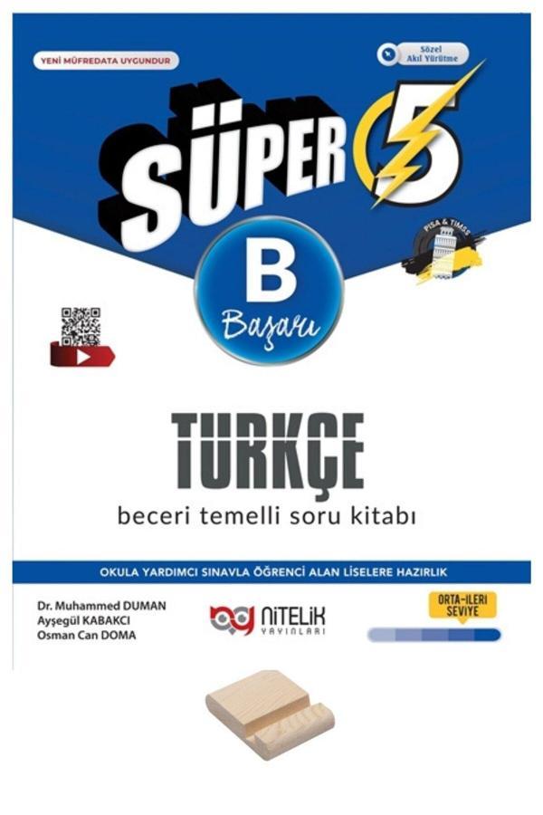 Nitelik Yayınları 5. Sınıf Beceri Temelli B Serisi Türkçe Soru Bankası - Nitelik Yayınları - Image 1