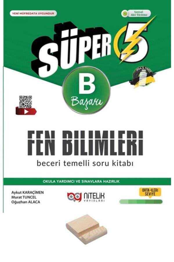 Nitelik Yayınları 5. Sınıf Beceri Temelli B Serisi Fen Bilimleri Soru Bankası - Nitelik Yayınları - Image 1