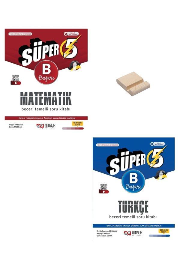 Nitelik Yayınları 5. Sınıf Beceri Temelli B Matematik Ve Türkçe Soru Bankası - Nitelik Yayınları - Image 1