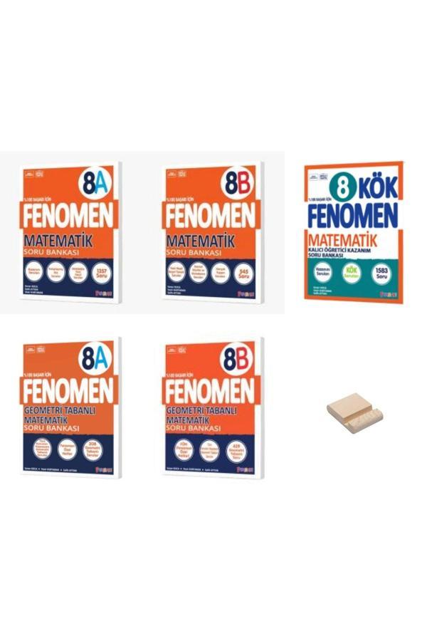 Fenomen Yayıncılık Lgs 8. Sınıf A - B Ve Kök Serisi Matematik Ve Geometri Tabanlı Matematik Soru Bankaları 5 Kitap - Fenomen Yayıncılık - Image 1
