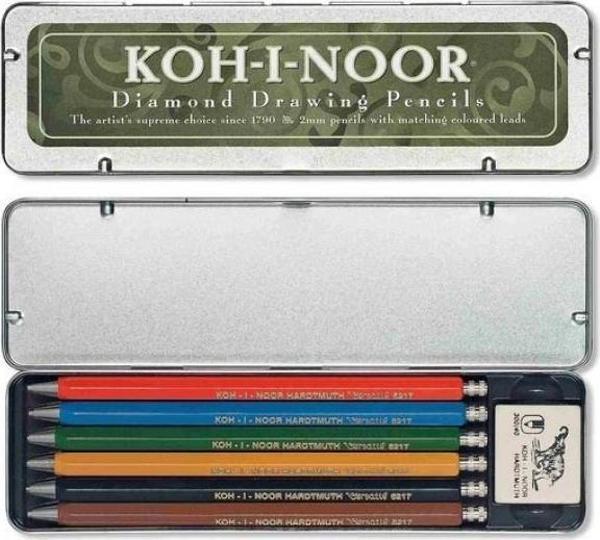 Koh-i Noor Set Of Mechanical Pencils 2.0Mm Çizim Kalemi Seti 6 Lı 5217 - Image 1