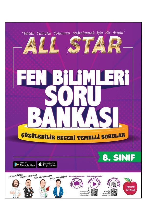 Newton Yayınları Newton 8. Sınıf Lgs Fen Bilimleri All Star Soru Bankası - Newton Yayınları - Image 1