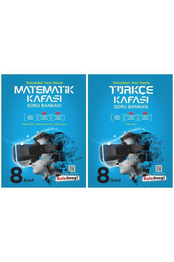 Kafa Dengi Yayınları Lgs 8. Sınıf Soru Bankası Matematik Ve Türkçe - Kafa Dengi - Image 1