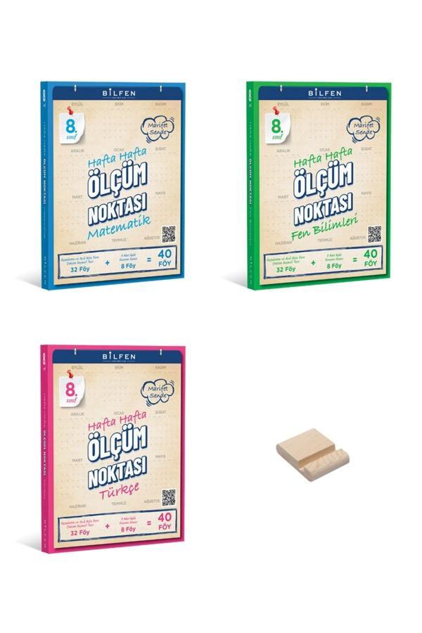 Bilfen Yayıncılık Lgs 8. Sınıf Hafta Hafta Matematik Fen Bilimleri Ve Türkçe 3Lü Set Ölçüm Noktası - Bilfen Yayınları - Image 1