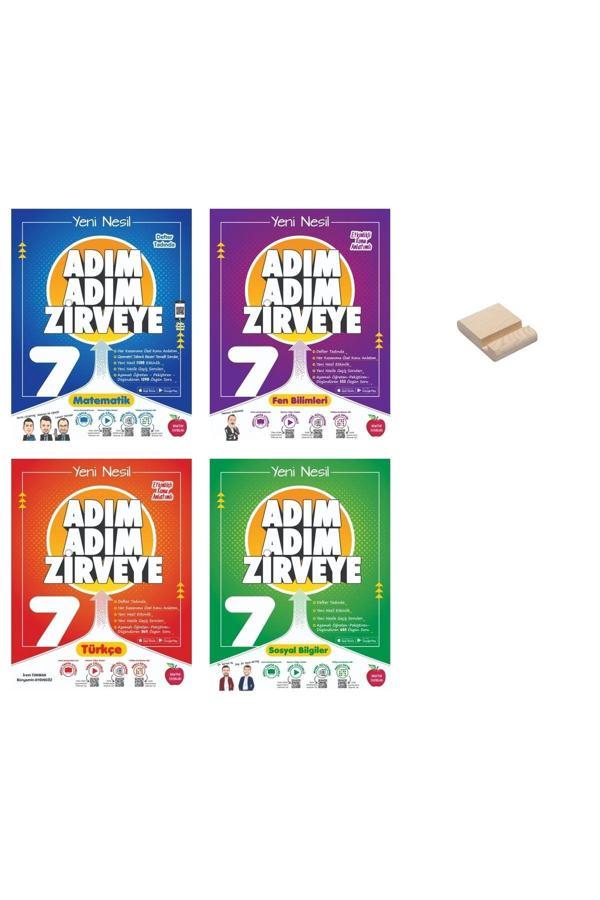 Newton Yayınları 7. Sınıf Adım Adım Matematik Fen Bilgisi Türkçe Ve Sosyal Bilgisi Soru Bankası 4Lü Set - Newton Yayınları - Image 1