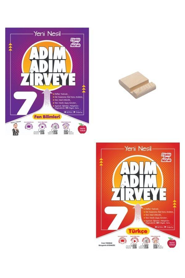 Newton Yayınları 7. Sınıf Adım Adım Fen Bilgisi Ve Türkçe Soru Bankası - Newton Yayınları - Image 1