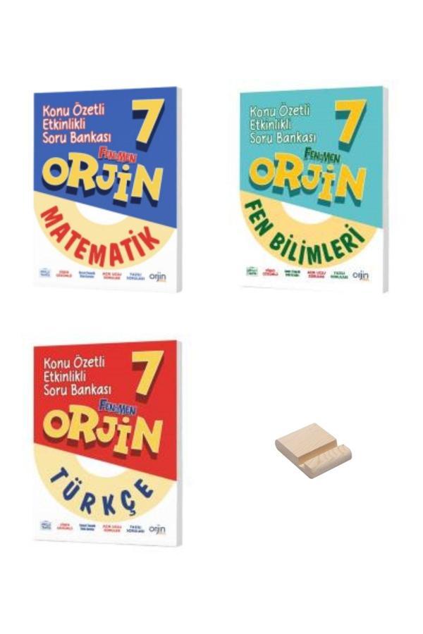 Fenomen Yayıncılık Orjin 7. Sınıf Matematik Fen Ve Türkçe 3Lü Set Konu Özetli Etkinlikli Soru Bankası - Fenomen Yayıncılık - Image 1