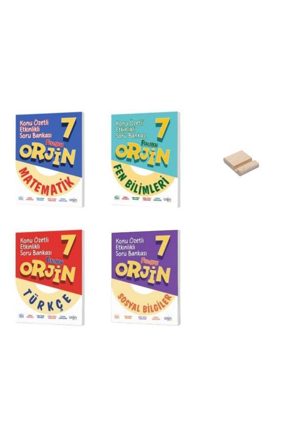 Fenomen Yayıncılık Orjin 7. Sınıf Matematik Fen Türkçe Ve Sosyal Konu Özetli Etkinlikli Soru Bankası 4Lü Set - Fenomen Yayıncılık - Image 1