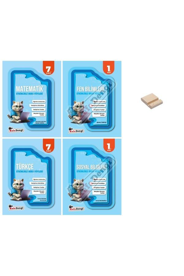 Kafa Dengi Yayınları 7. Sınıf Matematik Fen Türkçe Ve Sosyal 4Lü Set Etkinlikli Ders Föyü - Kafa Dengi - Image 1