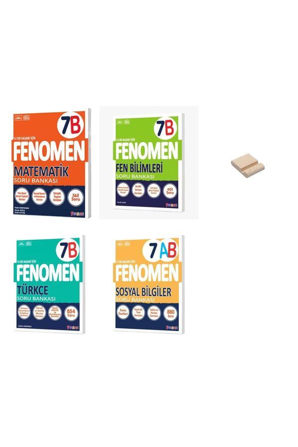 Fenomen Yayıncılık 7. Sınıf B Serisi Matematik Türkçe Fen Ve Sosyal Soru Bankası 4Lü Set - Fenomen Yayıncılık - Image 1