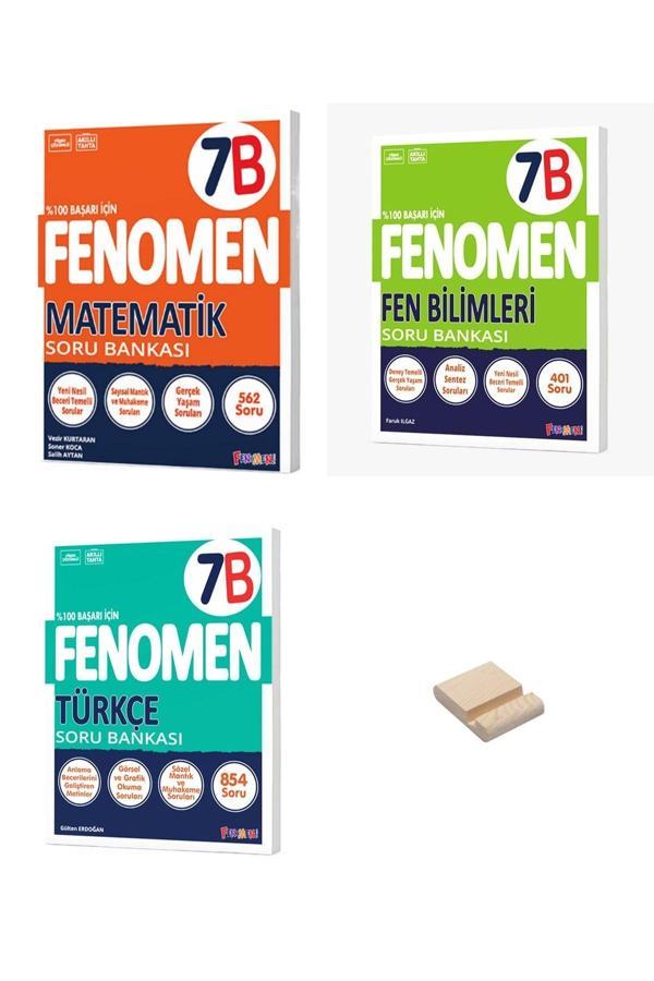 Fenomen Yayıncılık 7. Sınıf B Serisi Matematik Fen Bilimleri Ve Türkçe 3Lü Soru Bankası - Fenomen Yayıncılık - Image 1