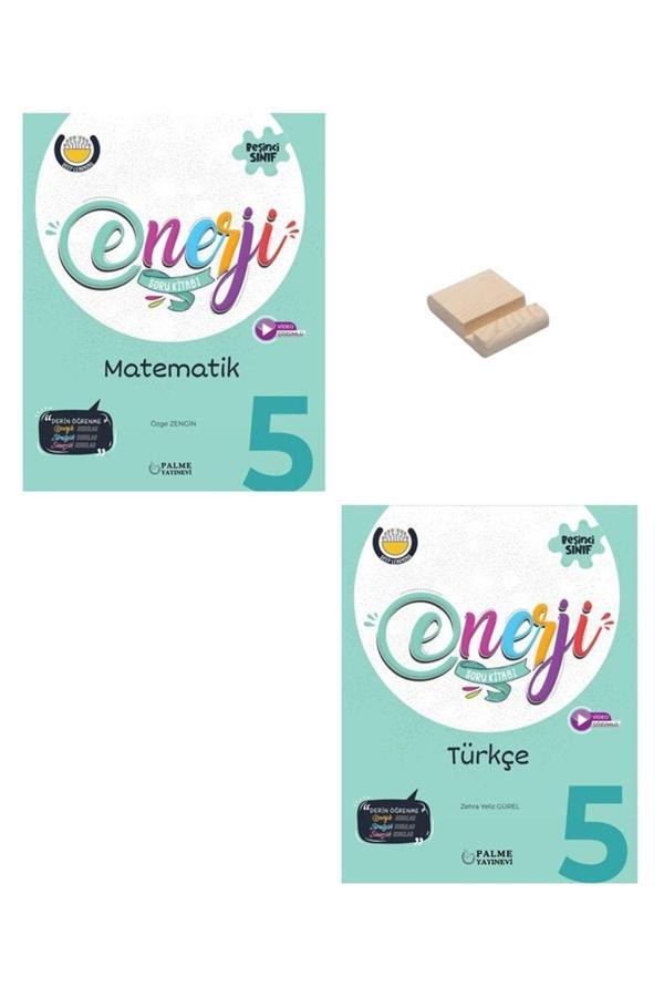 Palme Yayınevi 5. Sınıf Enerji Matematik Ve Türkçe Soru Bankası - Palme Yayınları - Image 1