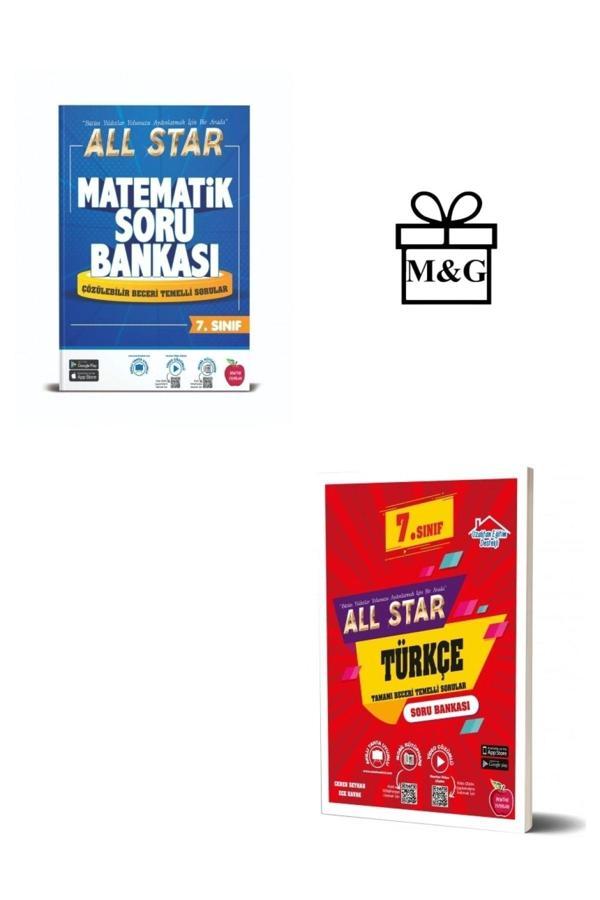 Newton Yayınları 7.Sınıf All Star Matematik Ve Türkçe Soru Bankası - Newton Yayınları - Image 1