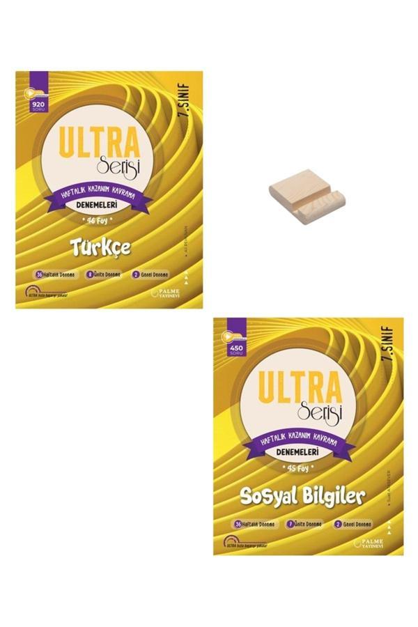 Palme Yayınevi 7. Sınıf Ultra Türkçe Ve Sosyal Bilgiler Haftalık Denemeleri - Palme Yayınları - Image 1