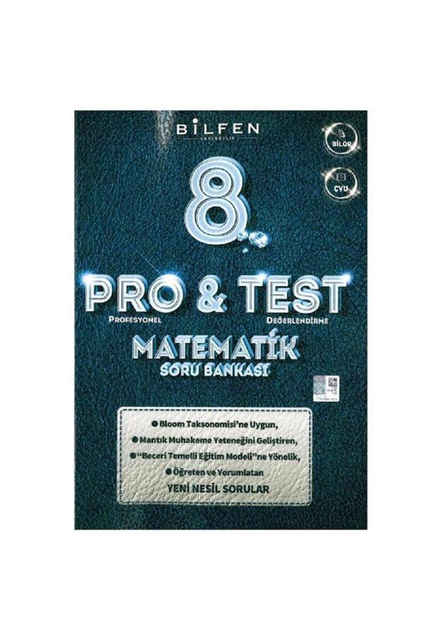 Bilfen Yayıncılık Bilfen Yayınları 8. Sınıf Matematik Pro&Test Soru Bankası - Bilfen Yayınları - Image 1