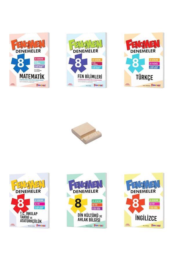 Fenomen Yayıncılık Lgs 8. Sınıf Matematik Fen Türkçe İnkılap Din Ve İngilizce Branş Denemeleri 6Lı Set - Fenomen Yayıncılık - Image 1