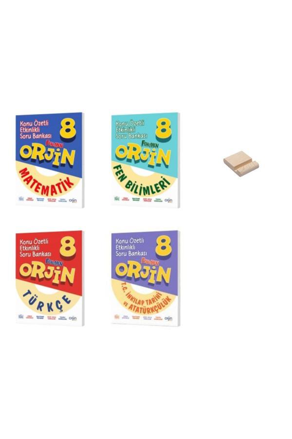 Fenomen Yayıncılık Orjin Lgs 8. Sınıf Matematik Fen Türkçe Ve İnkılap Etkinlikli Konu Özetli Soru Bankası 4Lü Set - Fenomen Yayıncılık - Image 1