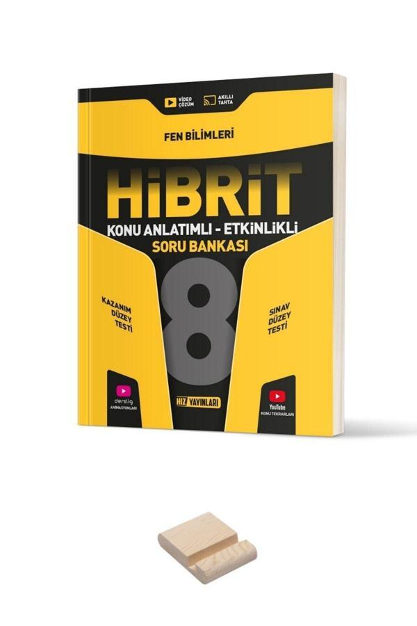 Hız Yayınları Lgs 8. Sınıf Konu Anlatımlı Etkinlikli Hibrit Fen Bilimleri Soru Bankası - Hız Yayınları - Image 1