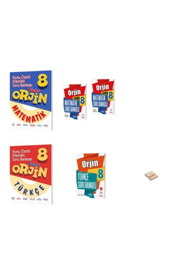 Fenomen Yayıncılık Orjin Lgs 8. Sınıf Matematik Ve Türkçe Konu Özetli 1 Ve 2. Dönem 5Li Set Soru Bankası - Fenomen Yayıncılık - Image 1