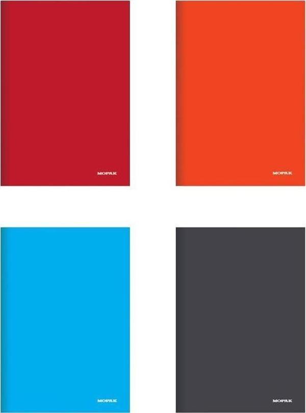 Komeks A4 Kaye Defter (Dikişli) Plastik Kapak Çizgisiz 40 Yaprak 40/0 (12 Li Paket) - Image 1