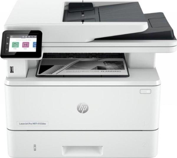 HP Yazıcı - Tarayıcı - Fotokopi - Dubleks - Network-Wifi Çok Fonksiyonlu Lazer Yazıcı 2Z627A 4103Dw - Image 1