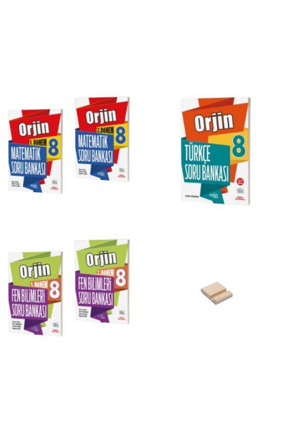 Fenomen Yayıncılık Orjin Lgs 8. Sınıf Matematik Fen Ve Türkçe 1 Ve 2. Dönem Soru Bankası 5Li Set - Fenomen Yayıncılık - Image 1