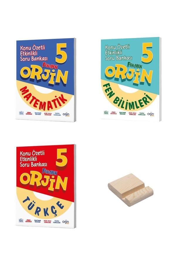Fenomen Yayıncılık Orjin 5. Sınıf Matematik Fen Bilimleri Ve Türkçe Etkinlikli Soru Bankası 3Lü Set - Fenomen Yayıncılık - Image 1