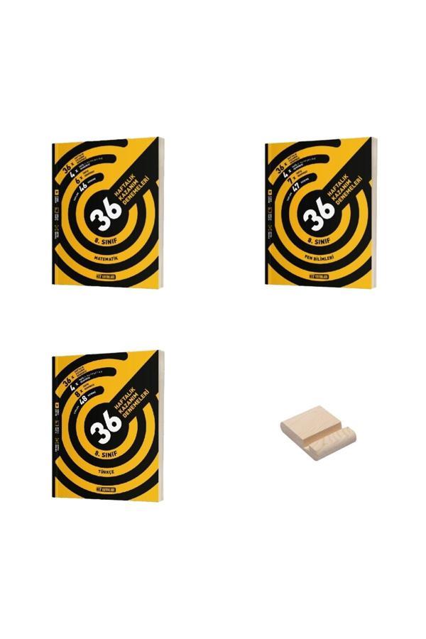 Hız Yayınları Lgs 8. Sınıf Matematik Fen Ve Türkçe Haftalık Kazanım Denemeleri 3Lü Set - Hız Yayınları - Image 1