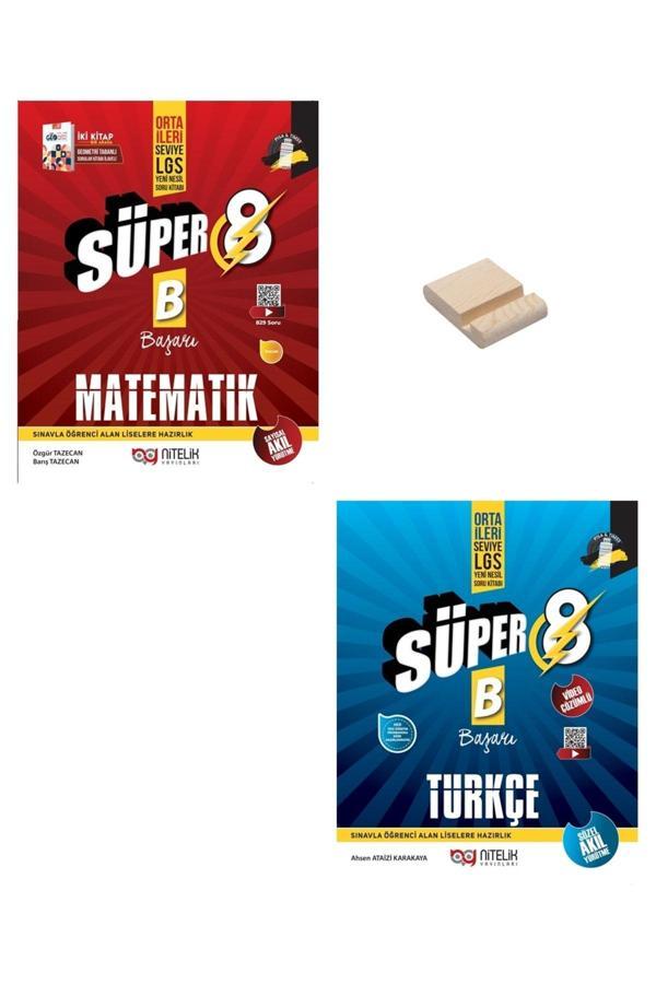 Nitelik Yayınları Lgs 8. Sınıf Yeni Nesil B Matematik Ve Türkçe Soru Bankası - Nitelik Yayınları - Image 1