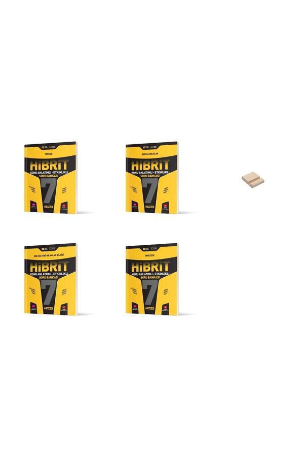 Hız Yayınları 7. Sınıf Hibrit Serisi Türkçe Sosyal Din Ve İngilizce Sözel 4Lü Set Soru Bankası - Hız Yayınları - Image 1