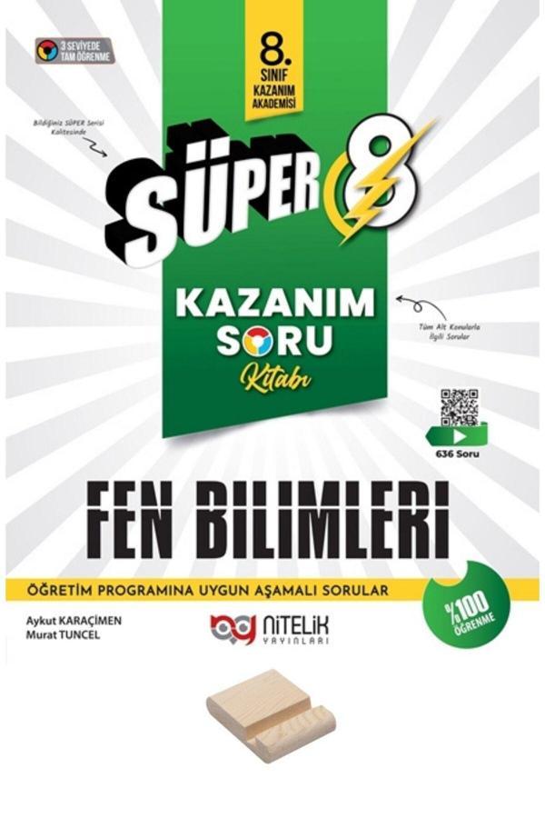 Nitelik Yayınları Lgs 8. Sınıf Kazanım Serisi Süper Fen Bilimleri Soru Bankası - Nitelik Yayınları - Image 1