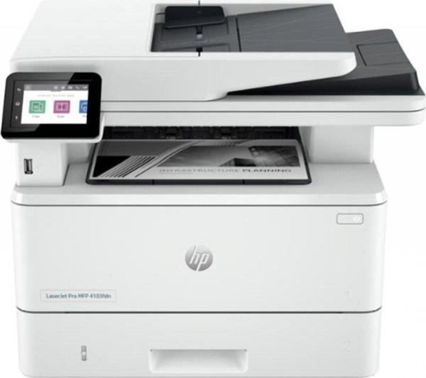 HP Yazıcı - Tarayıcı - Fotokopi - Faks - Dubleks - Network Çok Fonksiyonlu Lazer Yazıcı 2Z628A 4103Fdn - Image 1