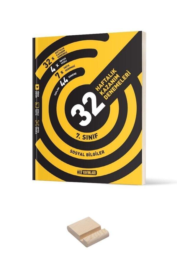Hız Yayınları 7. Sınıf Sosyal Bilgiler 30 Haftalık Deneme - Hız Yayınları - Image 1